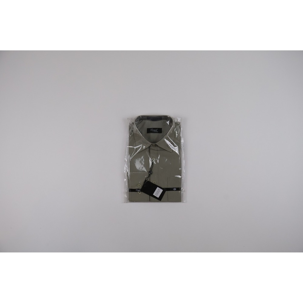 Royal Prestige Dress Shirt Sage Green Solid Size 14 NWT